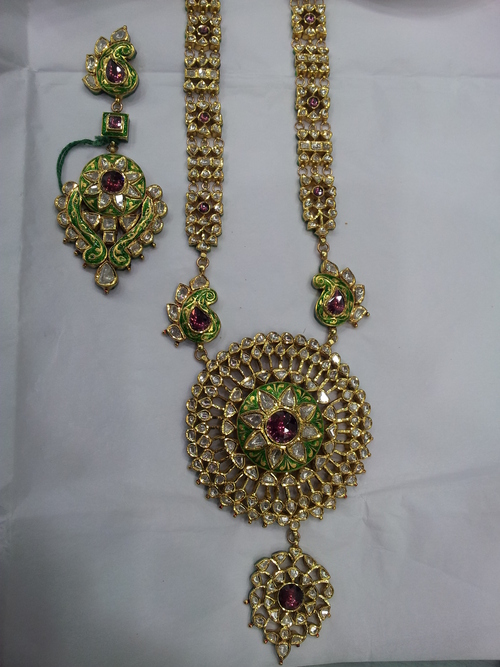 DIAMOND POLKI DESIGNER NECKLECE SETS