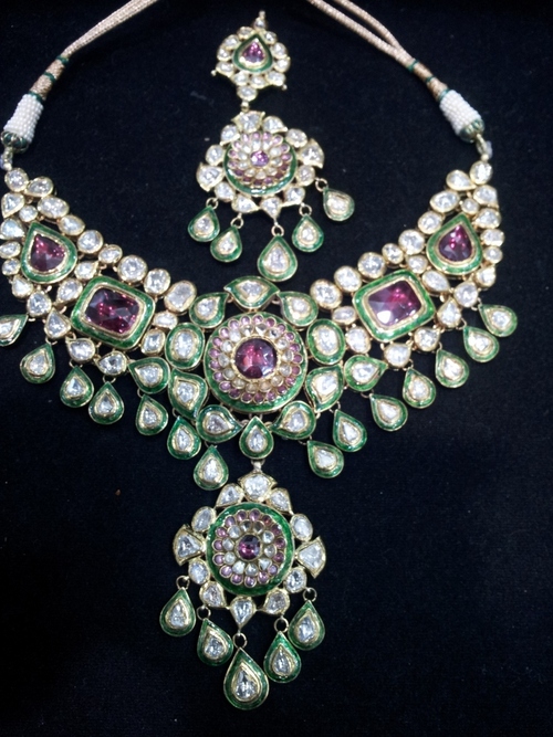 DIAMOND POLKI NECKLECE SETS