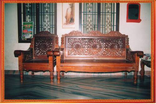 Teak Wood Sofa