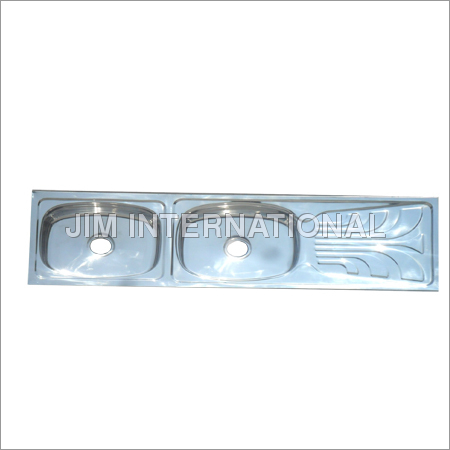 Double Bowl Single Drain Sink
