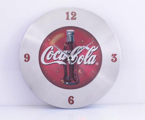 steel wall clock