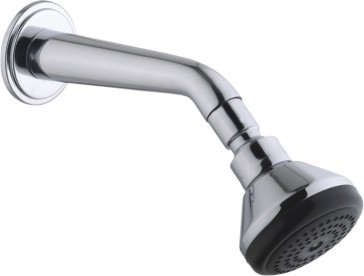 C.P Brass bend with brass shower GALAXY