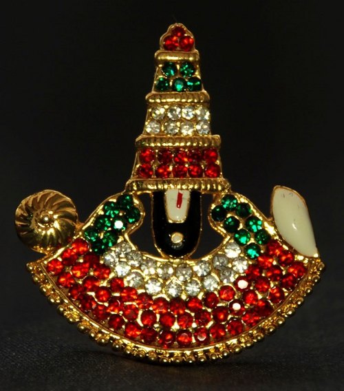 Religious Gift Jewel Studded Balaji Idol Figurine