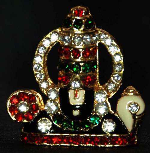 Religious Gift Jewel Studded Balaji Idol Figurine