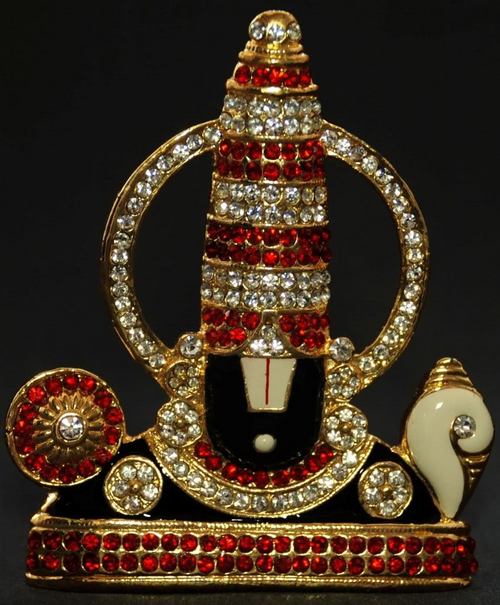 Religious Gift Jewel Studded Balaji Idol Figurine