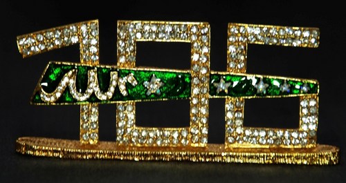 Religious Gift Jewel Studded 786 Idol Figurine