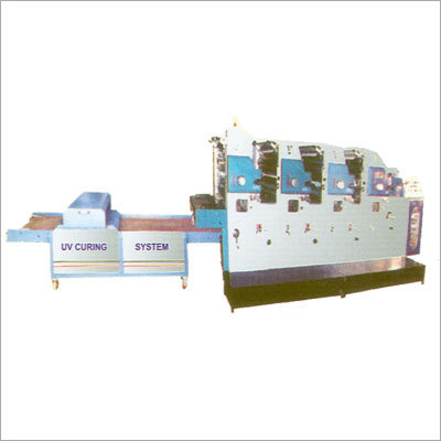 UV Offset Printing Machine - High Speed Performance for PVC, Metalized and Laminated Sheets | Energy Efficient, Low Maintenance, 1-Year Warranty