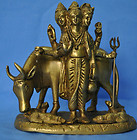 Religious brass god figer