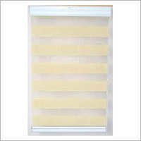 Chick Plated Blinds - Fabric, Customizable Dimensions, Beige | Cordless Operation, Semi-transparent Light Filtering, Alluring Design With Unique Patterns