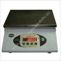 Table Top Scale - Stainless Steel, 220x250 Mm & 250x300 Mm Pan Sizes | Accurate Weighing, Auto Calibration, Bright Led Display, 100% Tare Facility