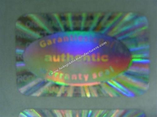 Garantiesiegel Authenti Warranty HOLOGRAM LABEL