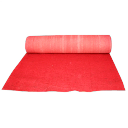 Red Non Woven Carpet
