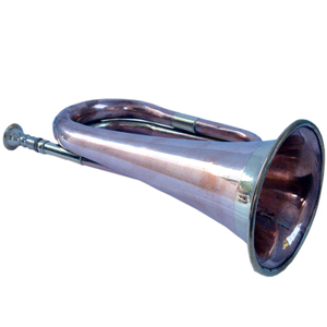 Little India Real Bugle to Play Pure Brass Handicraft Gift -164