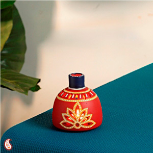 A Lovely Red Tea Light Holder