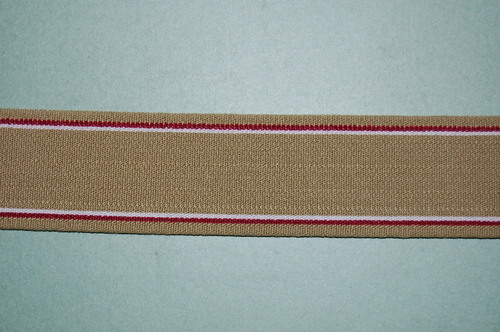 1.5 Inch Heavy Elastic Pista with Maroon White Lining