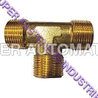 Brass Male Tee