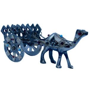 Little India Gemstone Studded Pure Brass Camel Handicraft -184