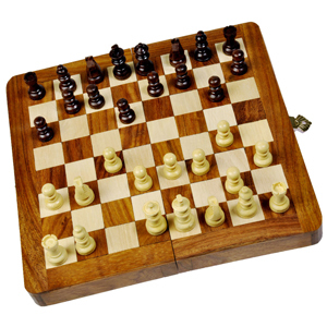 Little India Designer Wooden Chess Board Handicraft Gift -115