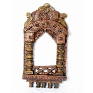 Ethnic Handcrafted Wooden Jharokha - WUD0908