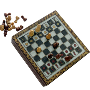 Little India Handmade Rajasthani Gemstone Chessboard Game -210