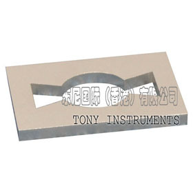 Pacifier Test Fix - Metal 100x50 Mm Beige, Safety Testing, Standard Compliance, Accurate Measurement