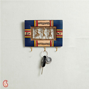 Dhokra Work Key Holder Small