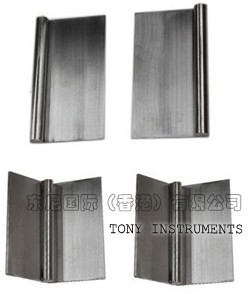 Flexure Test Fixture - Stainless Steel, Varies Size, Silver | Abuse, Wire, Metal Testing, Standards Compliant