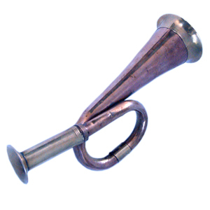 Little India Real Full Size Pure Brass Bugle to Play Gift -179