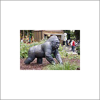 Stuffed Leather Gorilla