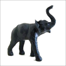 Leather Elephant Statue