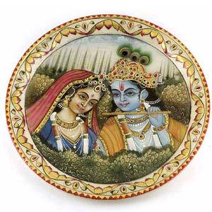 Marvel In Marble - Hand Painted Plate