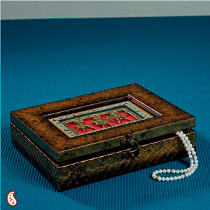 Dhokra Work Utility Box