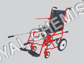 SG 1600 Narrow Wheel Chair - Steel, 95x90cm, 45cm Seat Width | Lightweight, Narrow Design, Lifting Poles, Easy Operation
