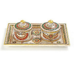 Marvel in Marble - Tray with containers