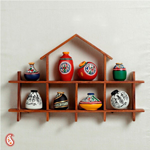 Wallmount Set of Miniature Pots