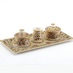 Marvel in Marble - Gold Embossed Utility Tray Set - 76