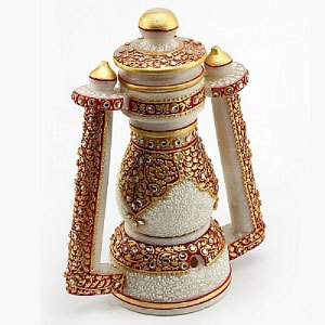 Marvel in Marble - Gold Embossed real Lantern - 73