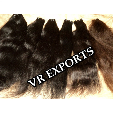 Human Hair & Accessories - Human Hair, Straight Texture, Black Color | Natural Look, Soft Texture, Thick Density, Versatile Styles, Easy to Manage