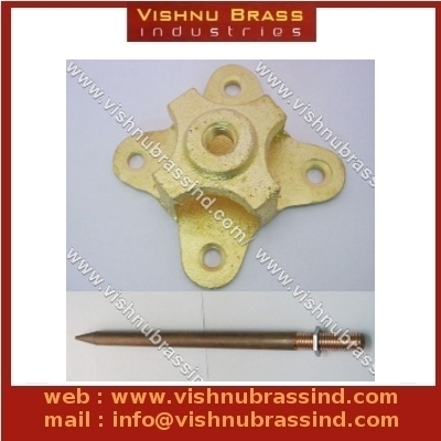 Brass Arrester Base with Rod