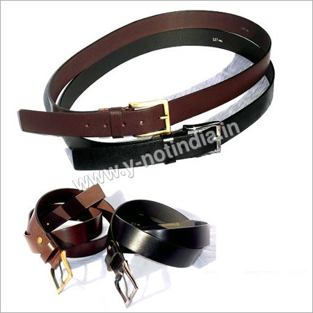 Mens Formal Leather Belts By Y-Not India