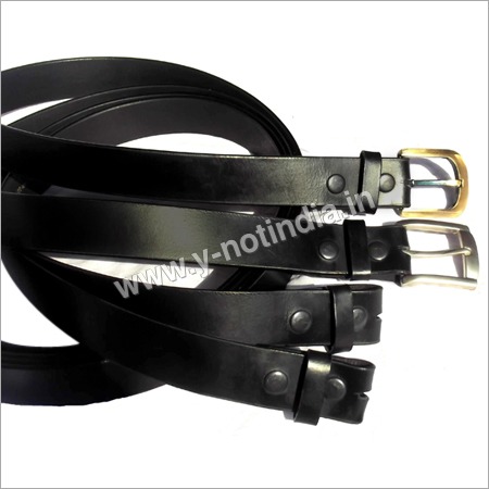 Black Leather Belts By Y-Not India