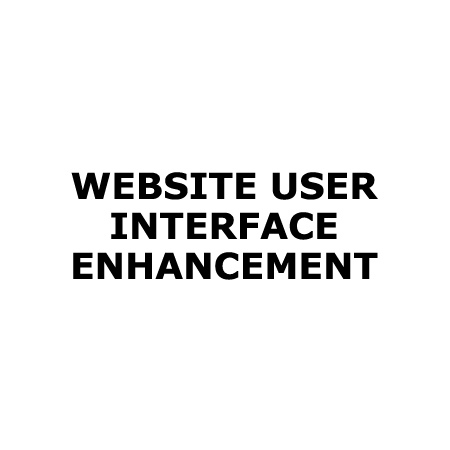 Website User Interface Enhancement