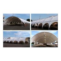 Tunnel Tent Canopy - Pvc Coated Fabric, 10x10 & 5x5 Meters , Steel Frame, Customized Design, Fire Resistant, Superior Impact Strength, Standard Size For Event & Exhibition