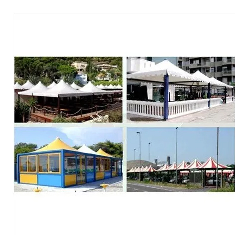 Air conditioned outlet canopy