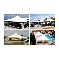 Outdoor Tents - Pvc Material, Standard Size, White Color | Waterproof, Metal Frame, Customized Design, Extreme Temperature Resistance
