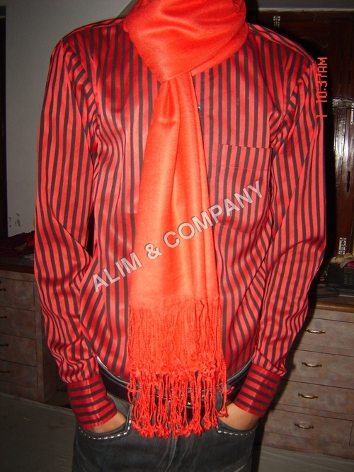 Solid Red Pashmina