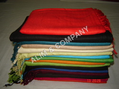 Plain Solid Pashmina