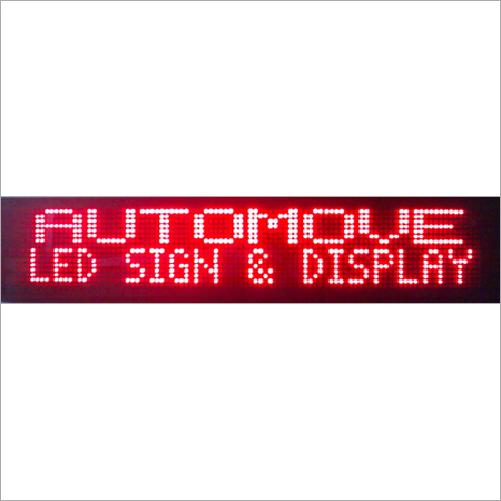 LED Moving Message Display