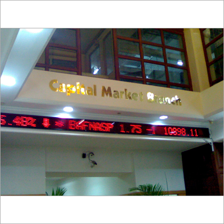 LED Stock Exchange Board