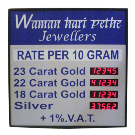 Jewelers Board Display